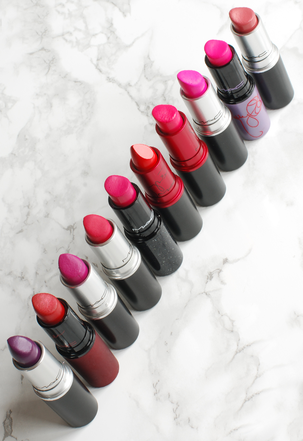 MAC lipstick stash lifestyle by linda