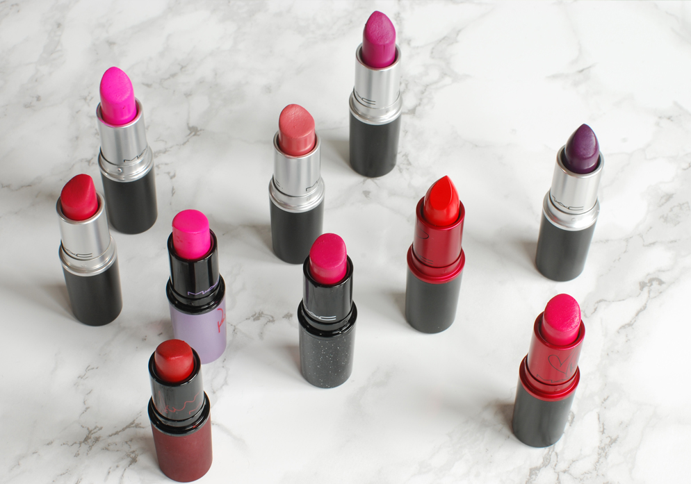 MAC lipstick stash lifestyle by linda