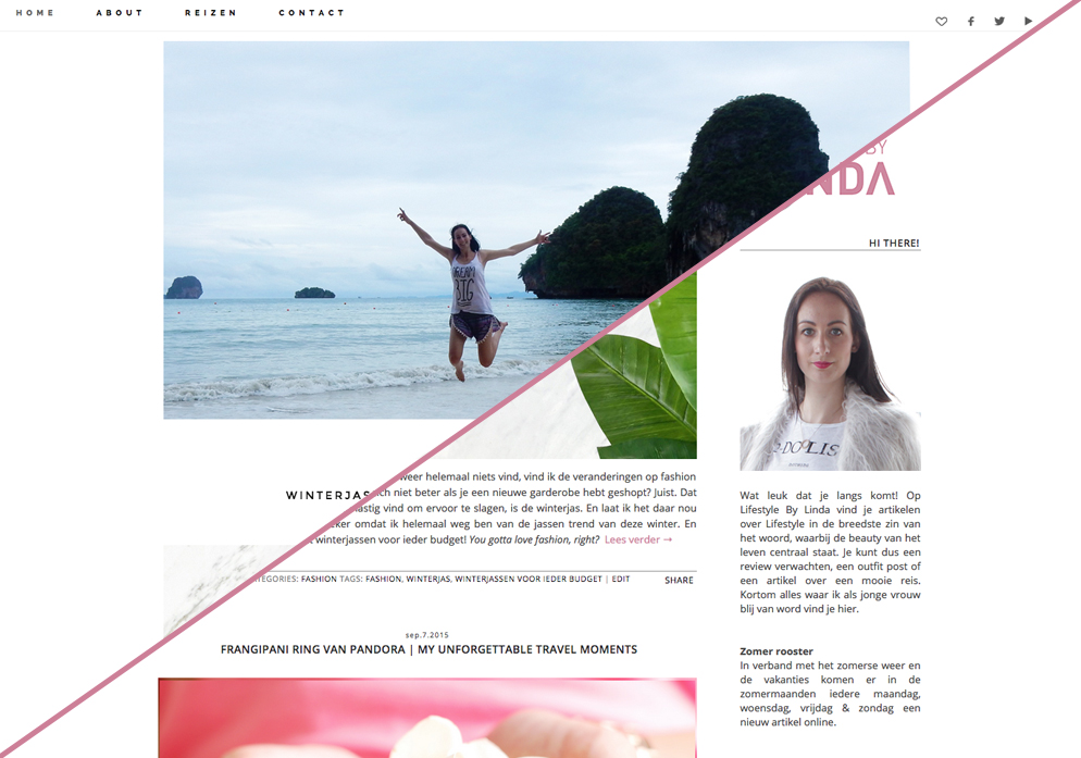 nieuwe lay-out lifestyle by linda
