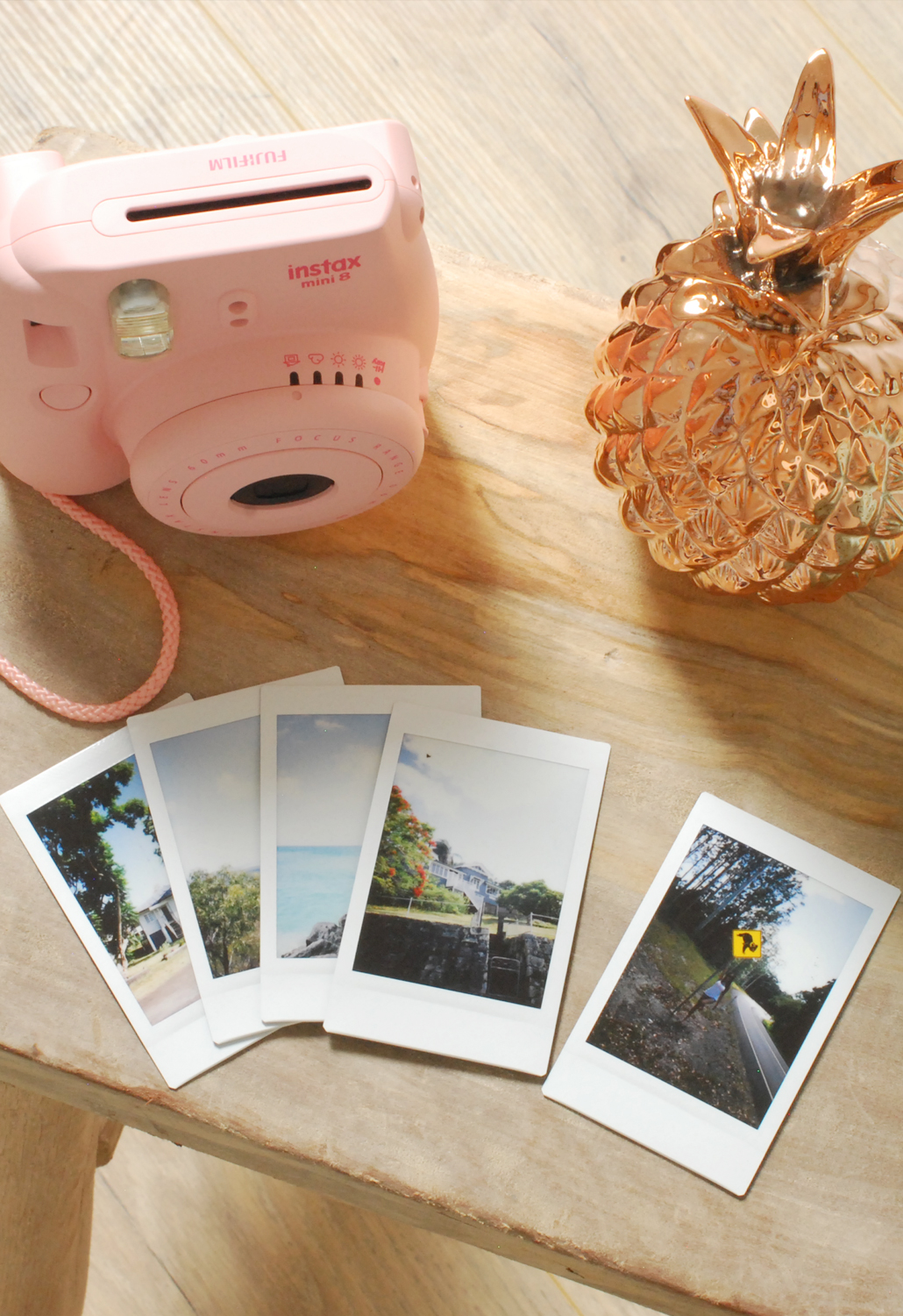 FujiFilm instax mini 8 instant camera pink lifestyle by linda