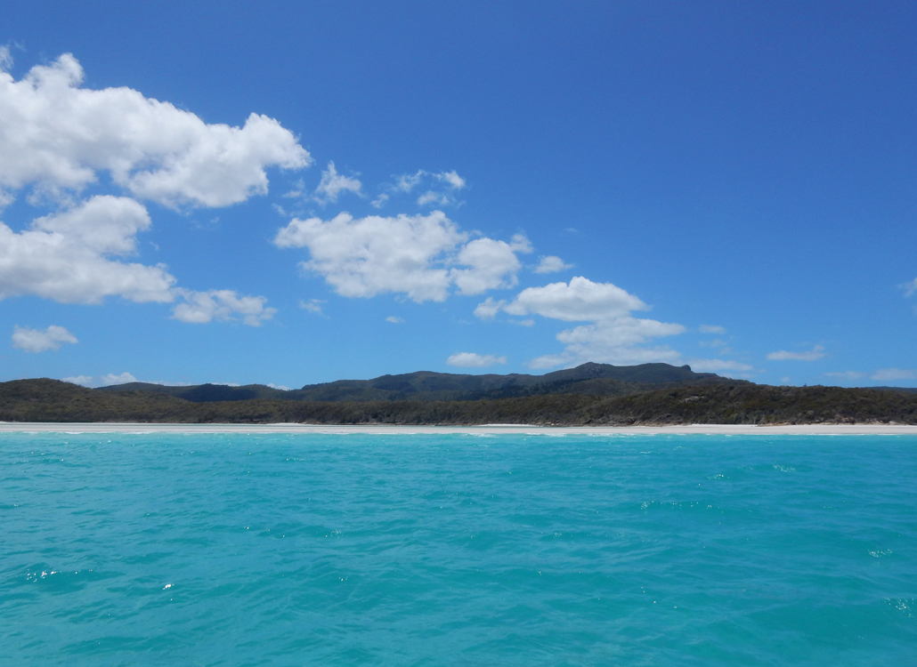 Whitehaven beach whitsunday islands eilanden queensland Australia Australië reizen travel day trip lifestyle by linda