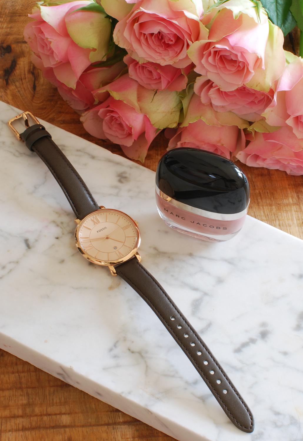 beauty favorieten april, lifestyle by linda, marc jacobs, fossil watch