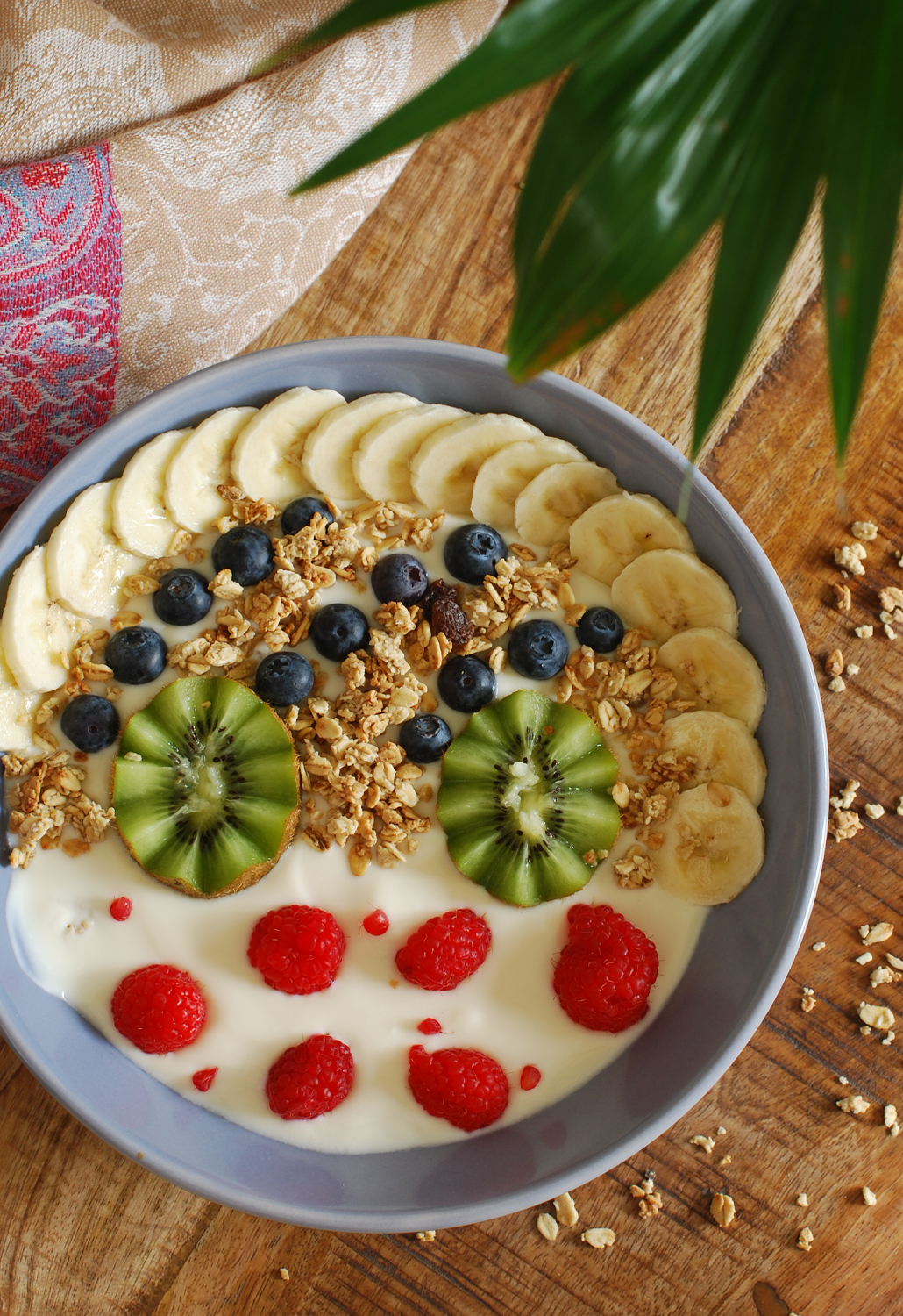 breakfast bowl fruit soya soja granola lifestyle by linda recept