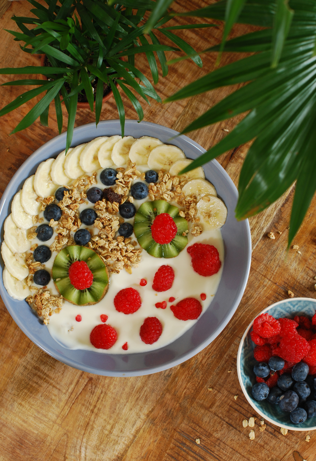 breakfast bowl fruit soya soja granola lifestyle by linda recept
