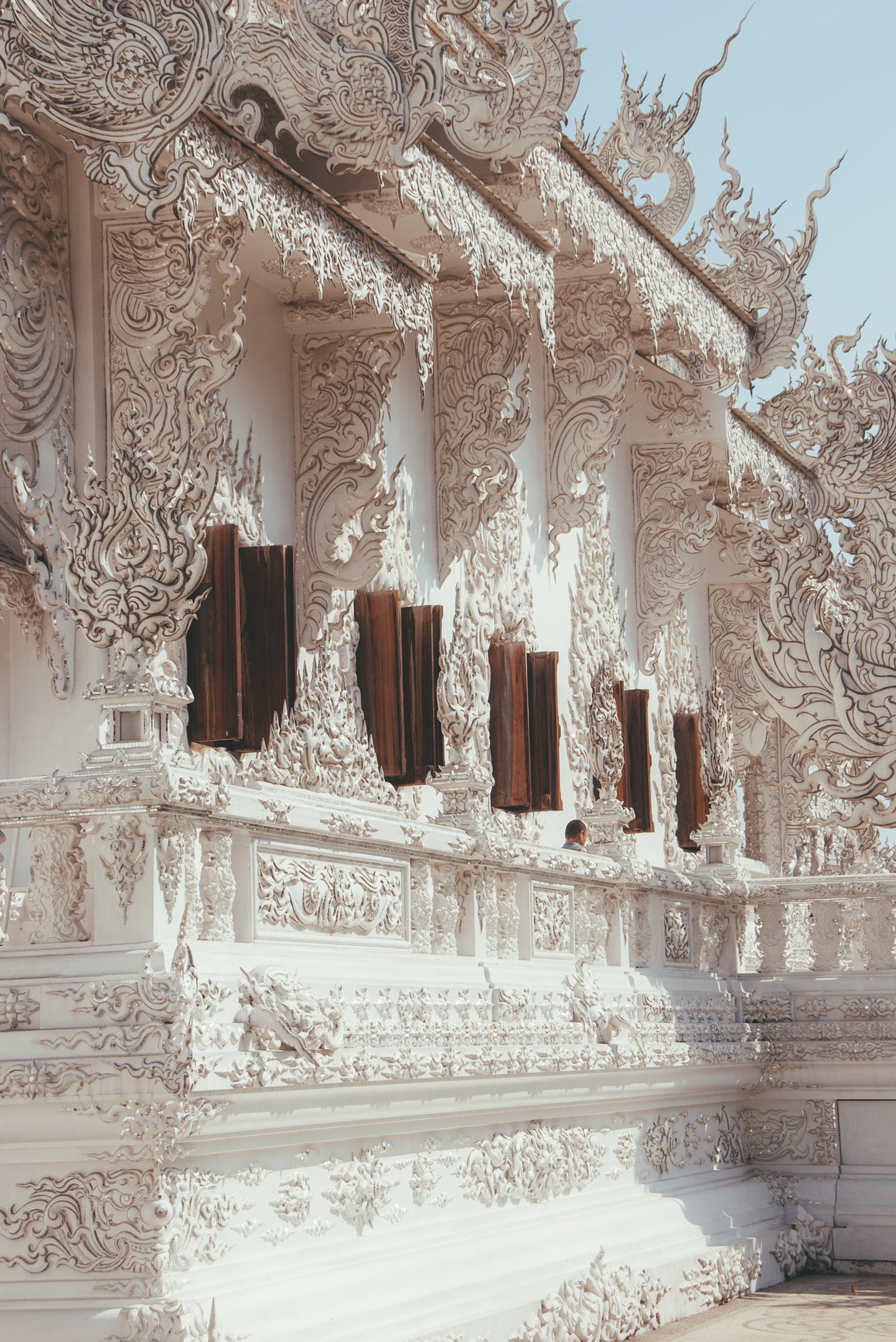 Chiang Rai Thailand Wat Rong Khun - Witte Tempel
