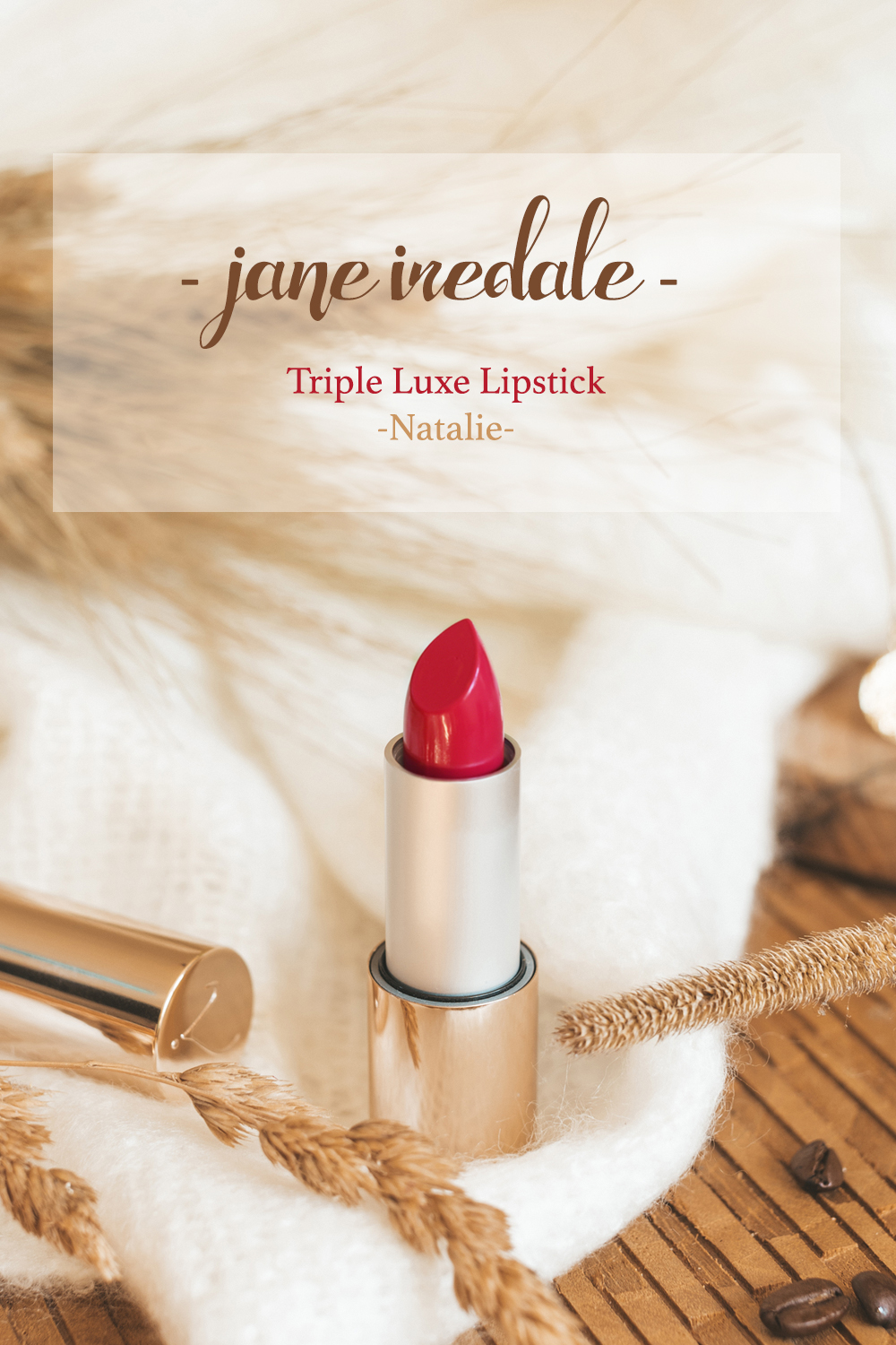 jane iredale Triple Luxe Long Lasting Naturally Moist Lipstick Natalie