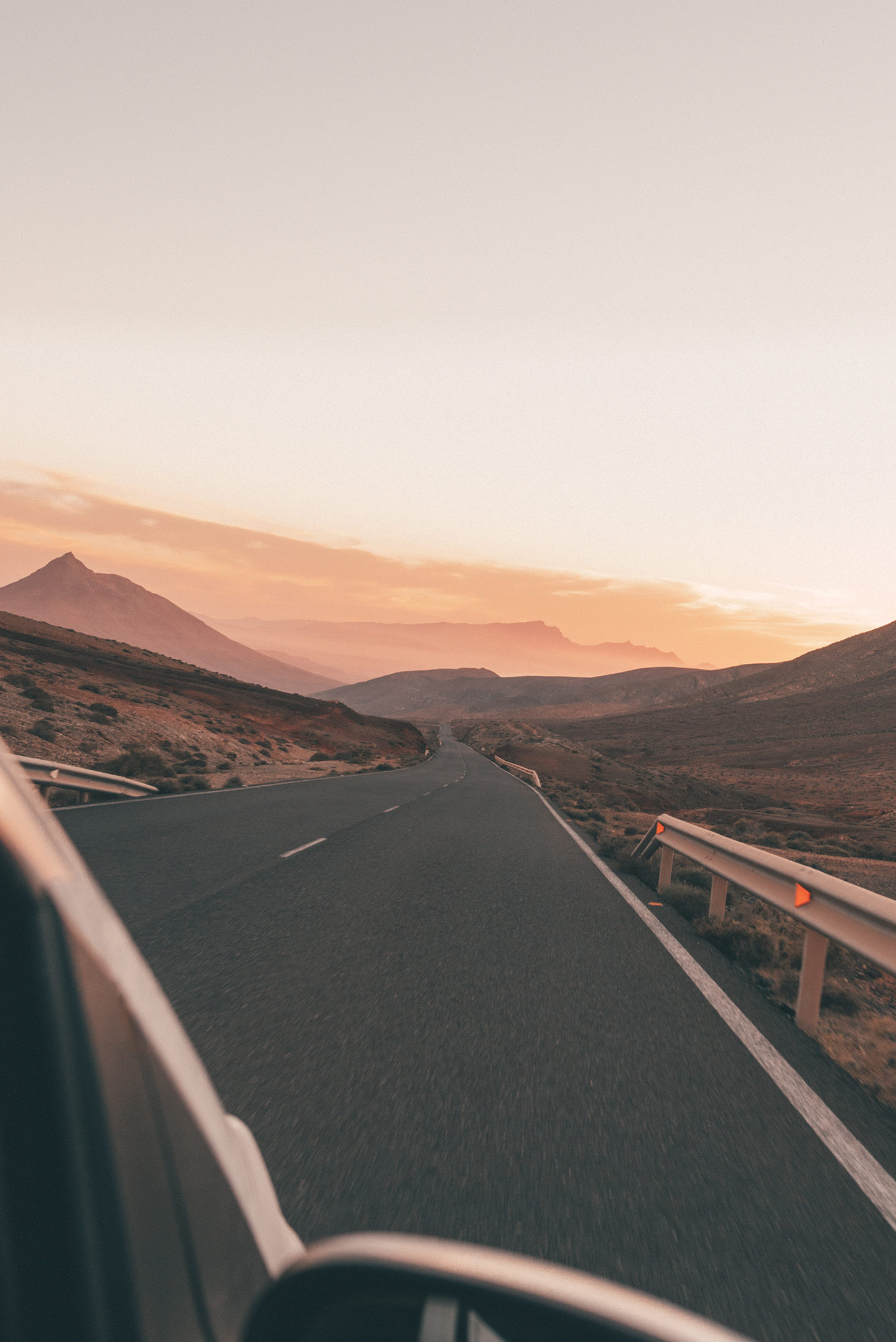 Fuerteventura Spain Canary Islands Desktop & iPhone wallpapers road trip sunset